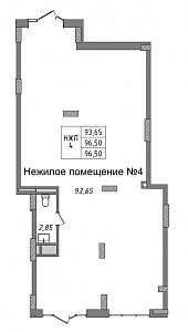 ул. И.Чернухина, д. 1 (Позиция 20) НЕЖИЛЫЕ, 4, этаж 1